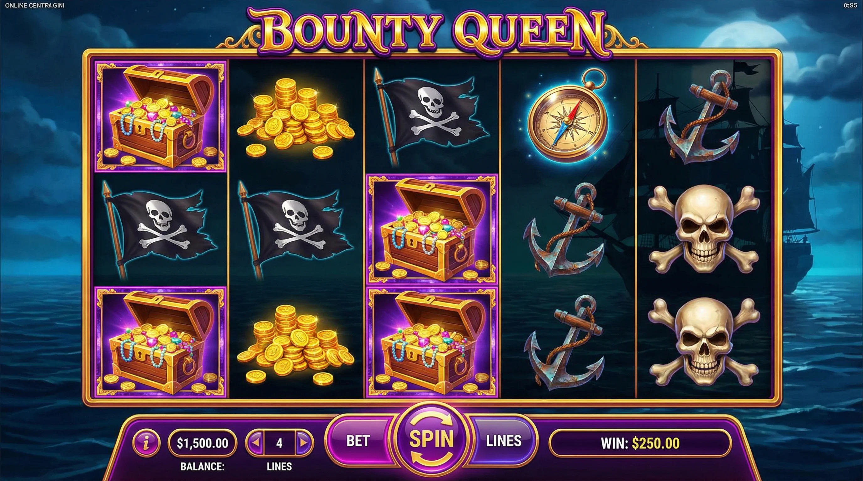 赏金女王模拟器免费试玩页面