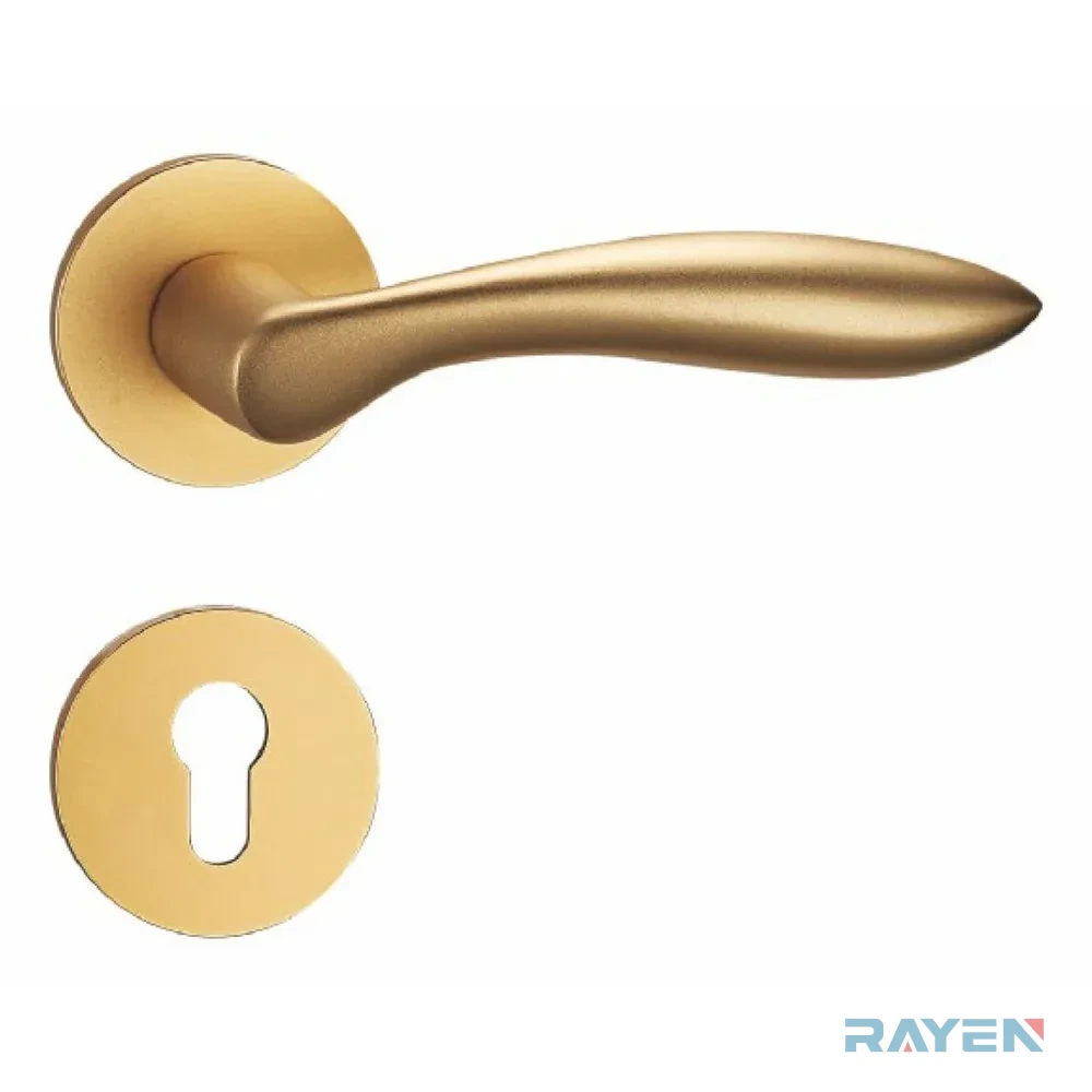 AL-117 Lever Handle, Anodised Sand Gold