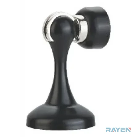 D3701 BL Door Stopper, Matt Black