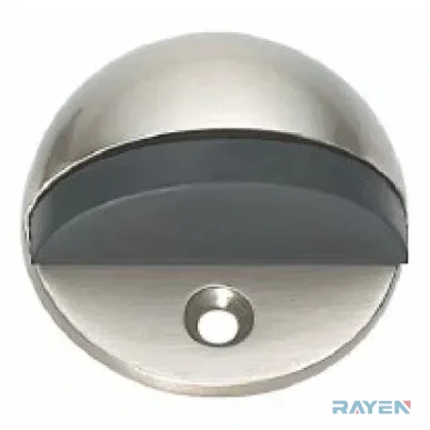 D3863 SN Door Stopper, Brushed Nickel