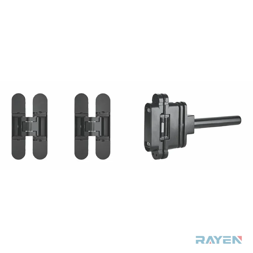 EDA-09C Concealed Hydraulic Hinge, Matt Black