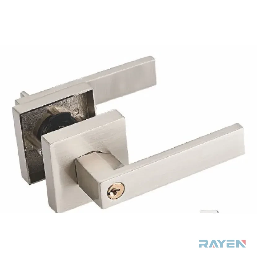 ET903 Tubular Lever Lock, Brushed Nickel