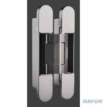 RY8001 Concealed Hydraulic Hinge, Brushed Gunmetal