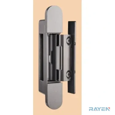 RY8004 Concealed Hydraulic Hinge, Brushed Gunmetal