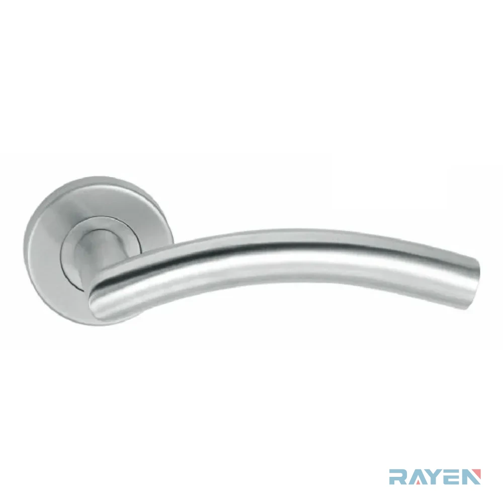 S-03 Lever Handle, Brushed Stainless
