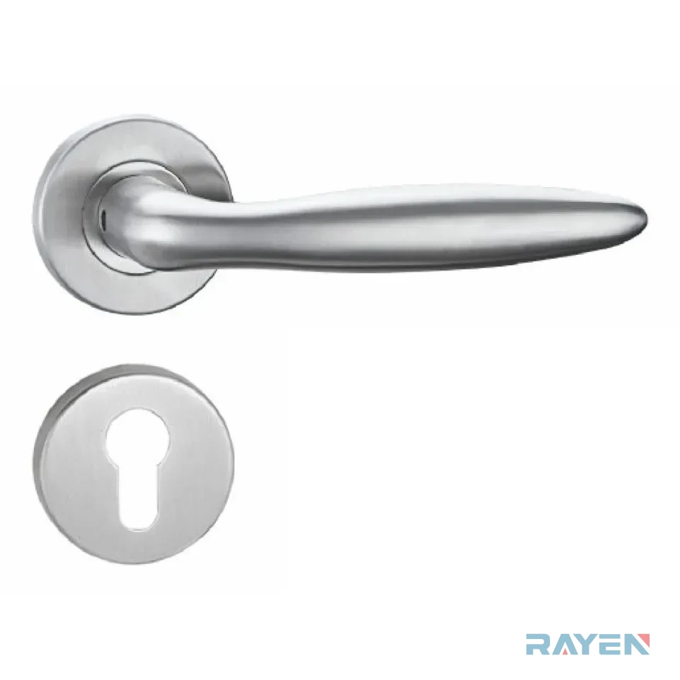 S-K401 Lever Handle, Brushed Stainless