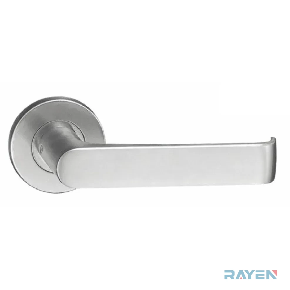 SA-243 Lever Handle, Brushed Stainless