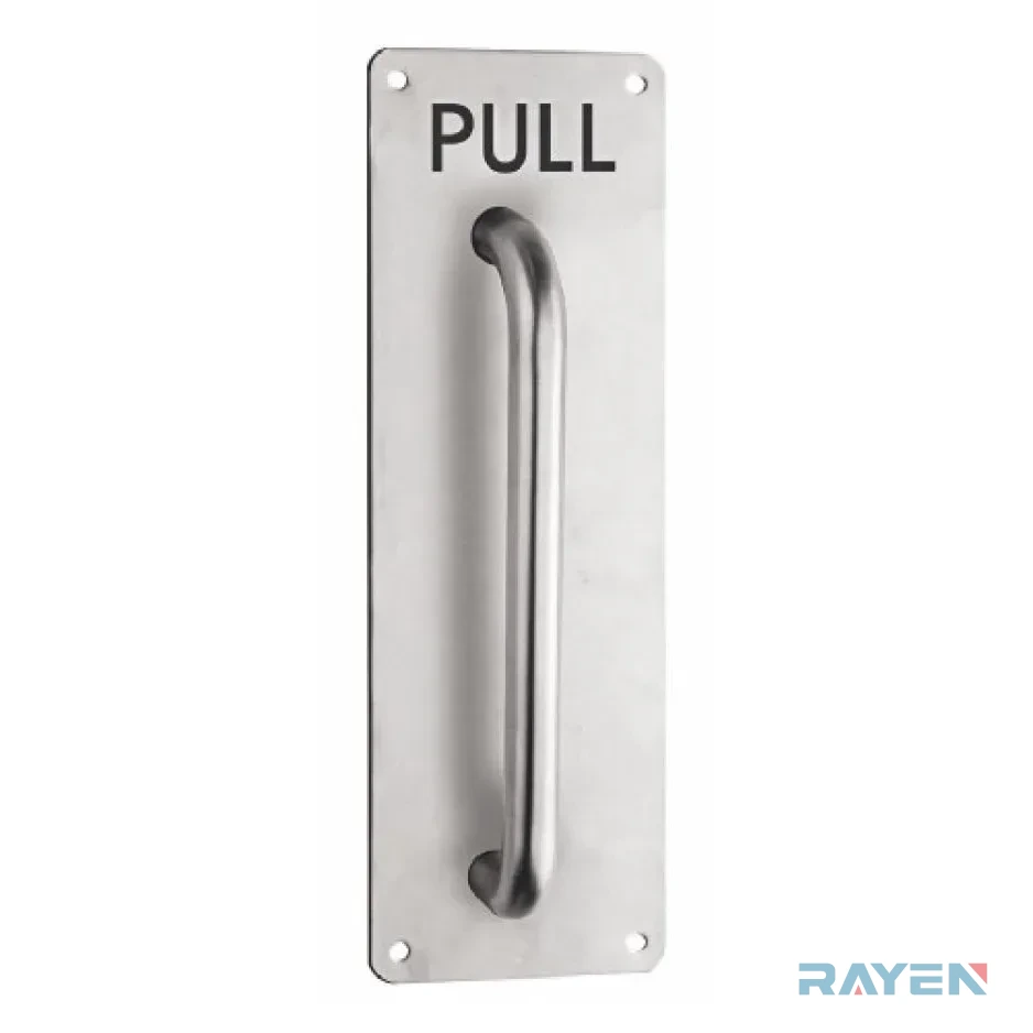 SC-100 SS Push & Pull Plate, Brushed Stainless