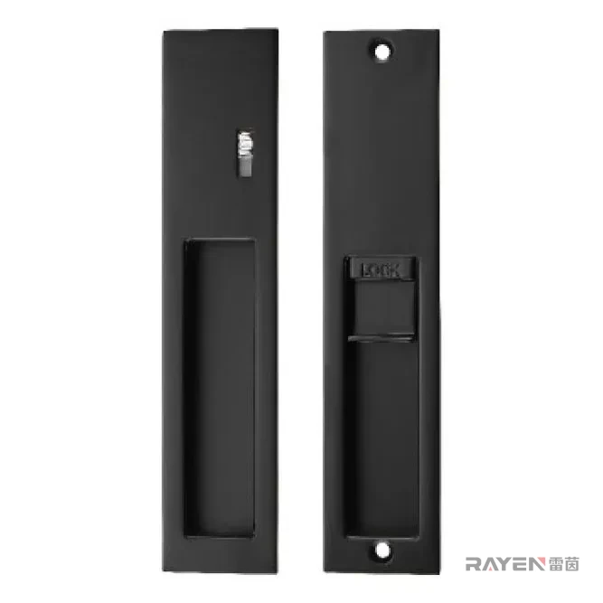 雷茵 YMBK-805 移门锁，哑黑